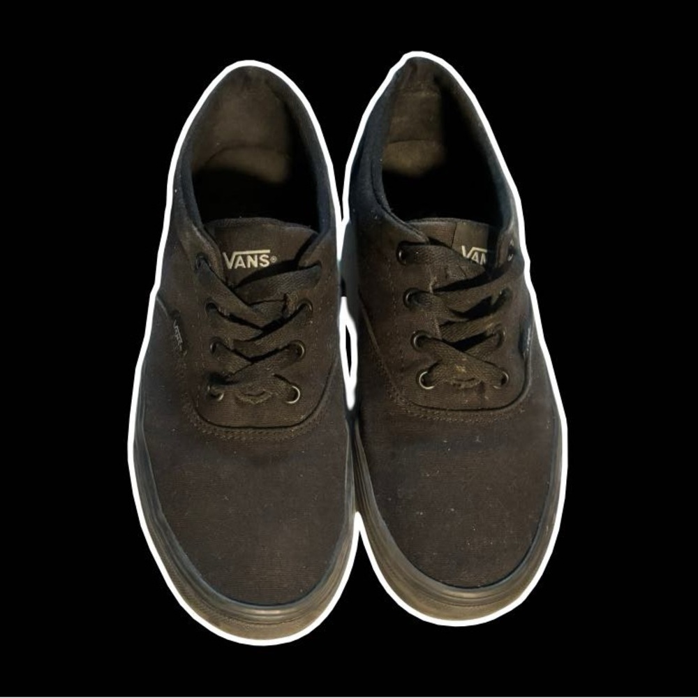 Vans all black low tops • womens 9.5
